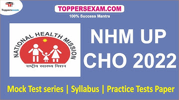 Get FREE Online NHM UP CHO Mock Test series | Syllabus 2022 | Practice Tests Paper | MCQ | eBook