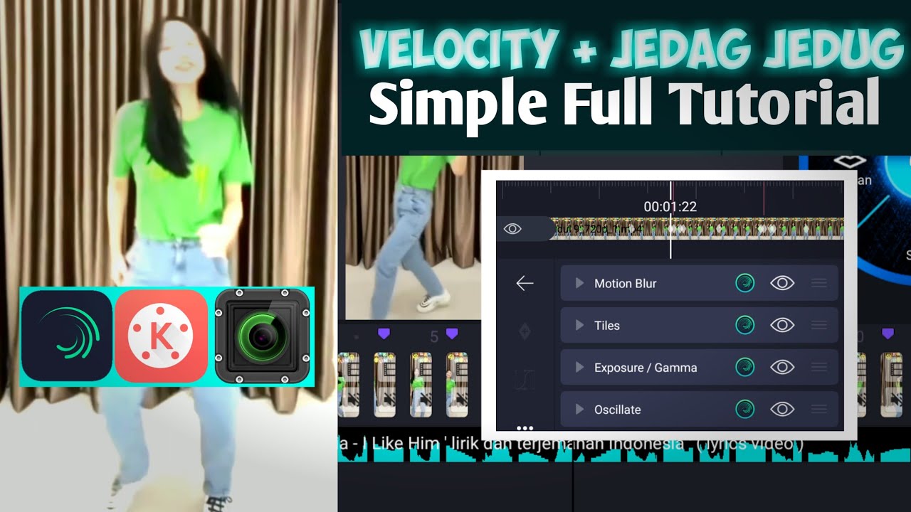 Cara membuat video velocity di alight motion | Tutorial
