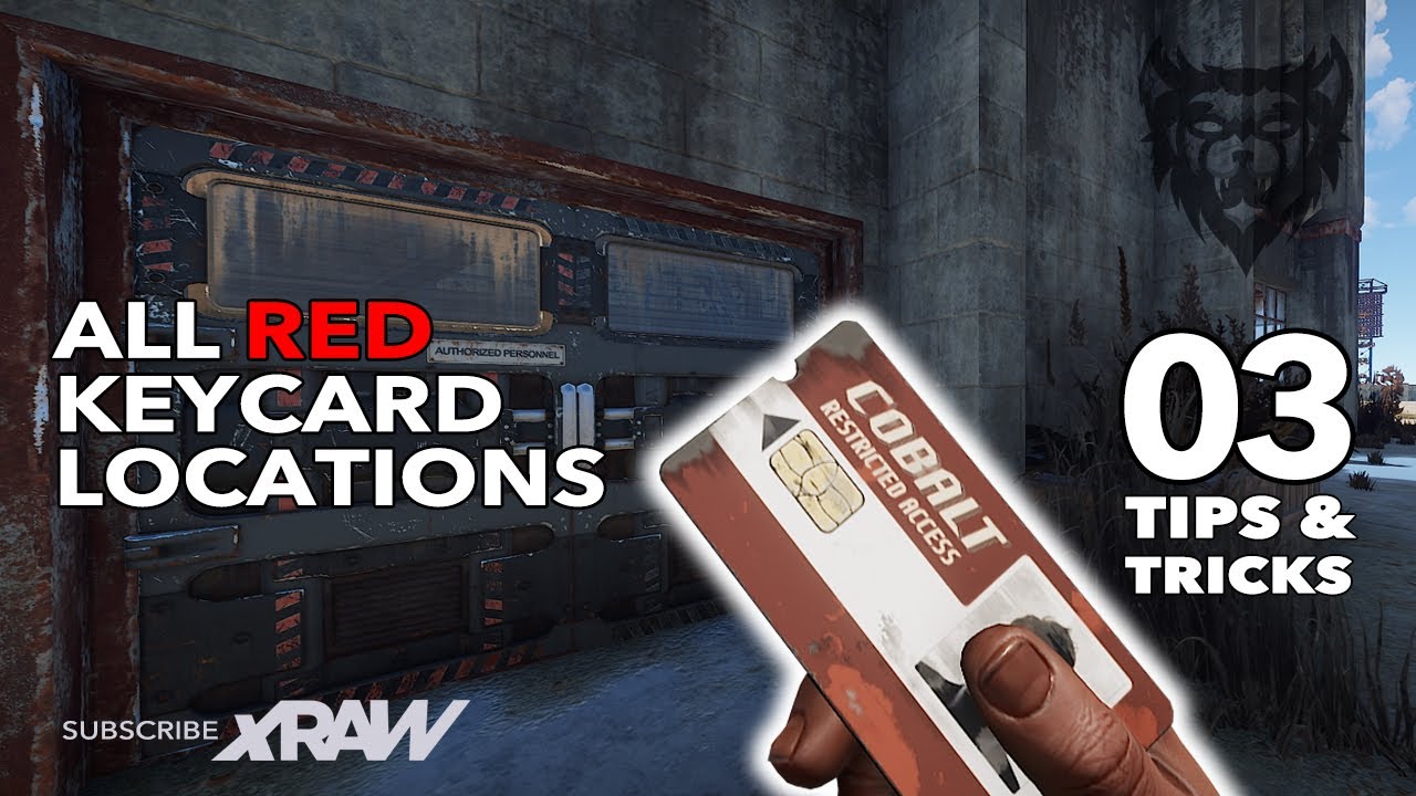 Breddegrad arrestordre Stadion RUST - All Red Keycard Locations - Rust Tips & Tricks #3 (2021) - YouTube