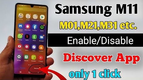 How to Enable/Disable Discover Feature in your Samsung Galaxy Smartphone