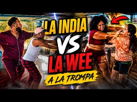 LA ESCUELITA DE AXEL BUENISIMO SE ARMA TREMENTO SHOW SE LA VAN A LA TROMPA LA INDIA Y LA WEE