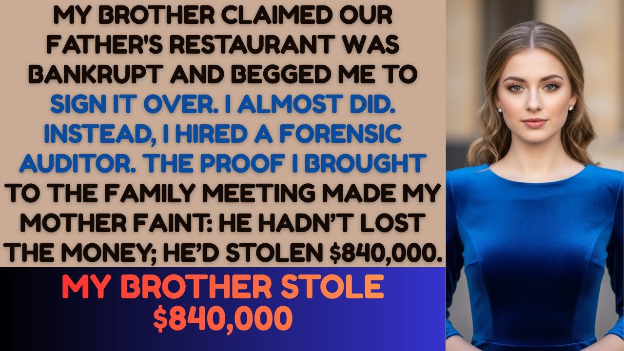 I Almost Signed Away My $1M Inheritance—Until I Found My Brother’s $840,000 Shell Company.