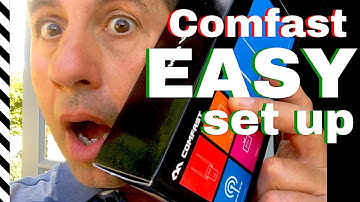Comfast WiFi range extender EASY SETUP & review