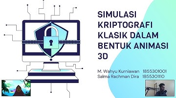 Demo Video Simulasi 3D Kriptografi Klasik - Keamanan Data