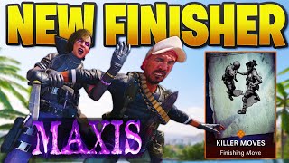NEW "KILLER MOVES" FINISHER MOVE SHOWCASE | MAXIS EXECUTION in WARZONE (DARK DISPATCH MAXIS BOCW)