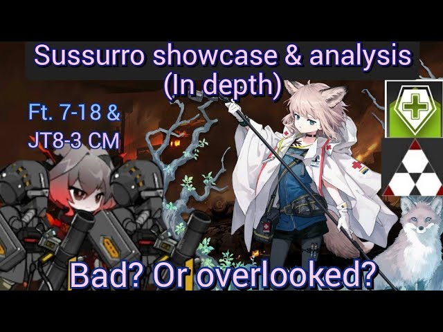 Arknights Sussurro in-depth Analysis & Showcase (+Skill 2 M3) 