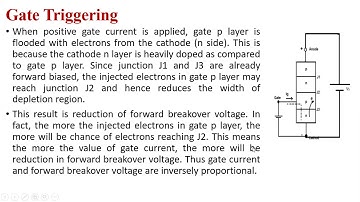 Turn-on Methods of SCR /Thyristors
