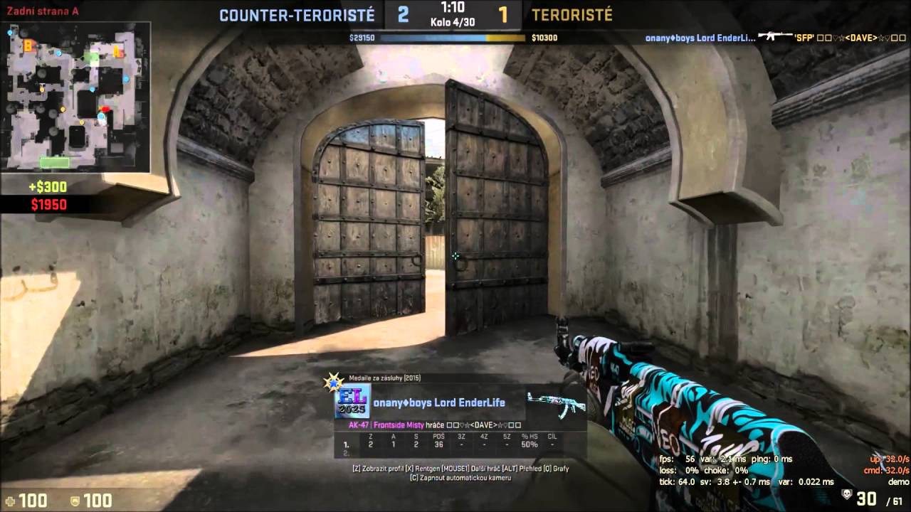 CS:GO Ping 5 vs Ping 50+/100+ - YouTube