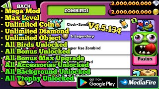 Zombie Tsunami Mod Apk Terbaru Max Level - All Birds Unlocked - Unlimited Coin & Diamond screenshot 3