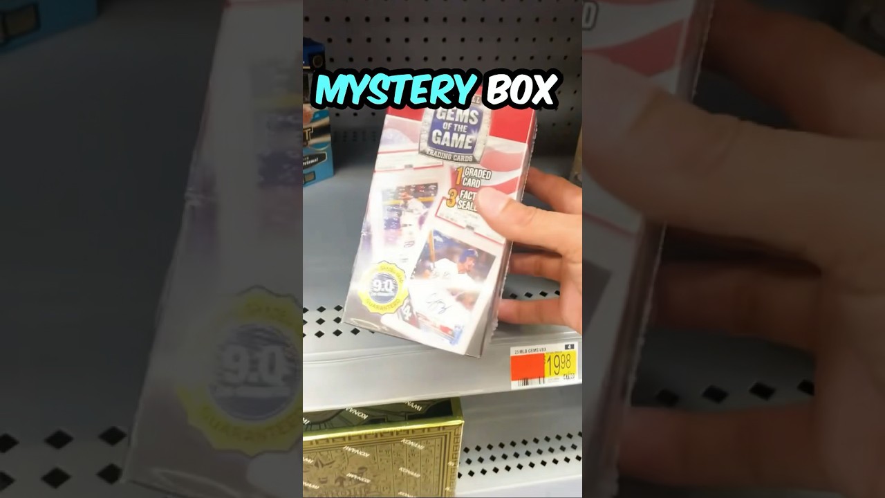 I OPENED a Gems of The Game MYSTERY Box From Walmart #baseballcards #mysterybox #packopening
