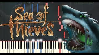 Summon the Megalodon (Shanty from "Sea of Thieves") - Synthesia Piano Tutorial + MIDI / FREE SHEETS chords