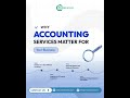 CRED Books Why accounting services matter for