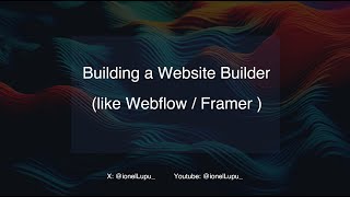 Building a Website Builder with AI (Like Webflow/Framer) - Part 5