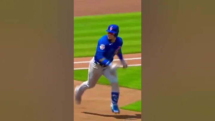 Baez Steals First #shorts #mlb #baseball