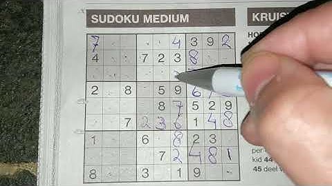 How to solve this Medium Sudoku puzzle (with a PDF file) 04-01-2019
