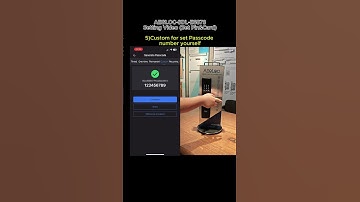 AEGLOC SDL E6873 Setting Video (Passcode , Card)
