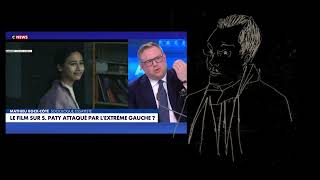 Réactions médiatiques sur les réactions de la gauche abjecte sur le film de Samuel Paty...