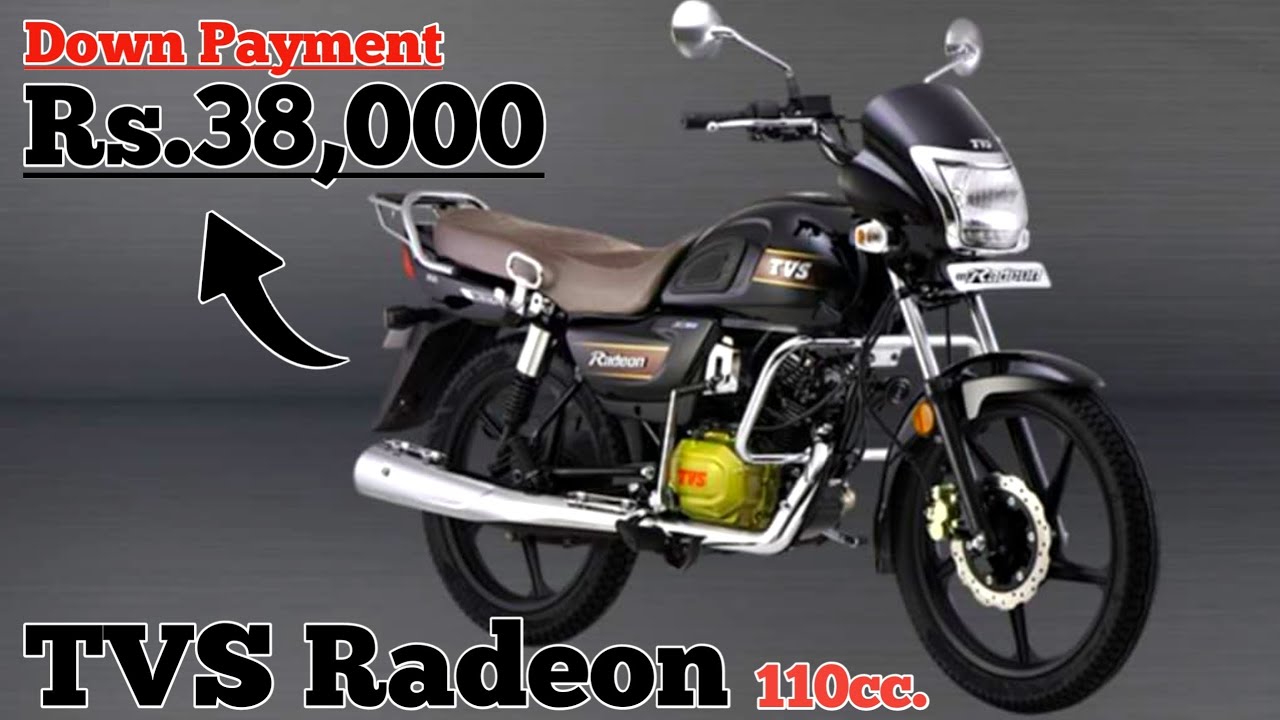 2024 Tvs Radeon Loan Details 💰💰 Minimum Down Payment, ROI & EMI Tvs Radeon 🏍🏍💸💸