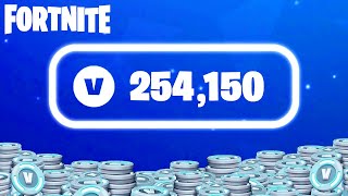 Spending 250,000+ V-Bucks in 30 Minutes!