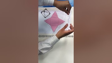 Net of square base pyramid