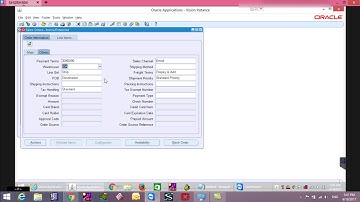 Oracle EBS Order Management (Order to Cash)