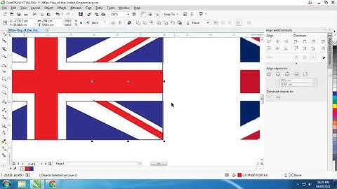British National Flag by Corel Draw - Local Designer