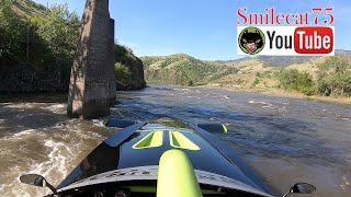 U357 Unnatural Disaster. White Bird, Salmon River. 2026 World Jet Boat Championship Marathon.