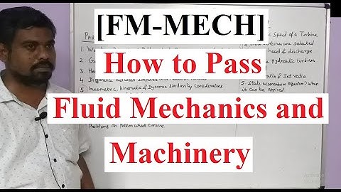 How to Pass Fluid Mechanics and Machinery in 30 Minutes| R2021|FM| Tamil
