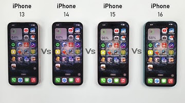 iPhone 16 vs 15 vs 14 vs 13 - iOS 18.4 Ultimate Speed Test 🔥