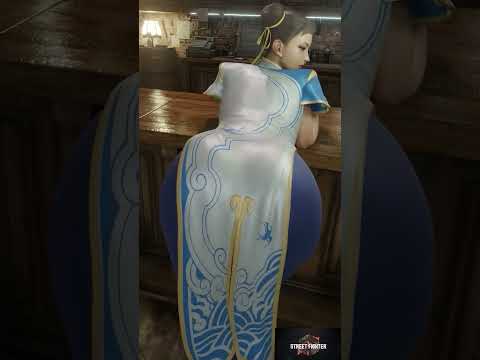 Street Fighter 6 | Chun-Li (Booty Shake Cycle) 3D Animation 1 #Shorts