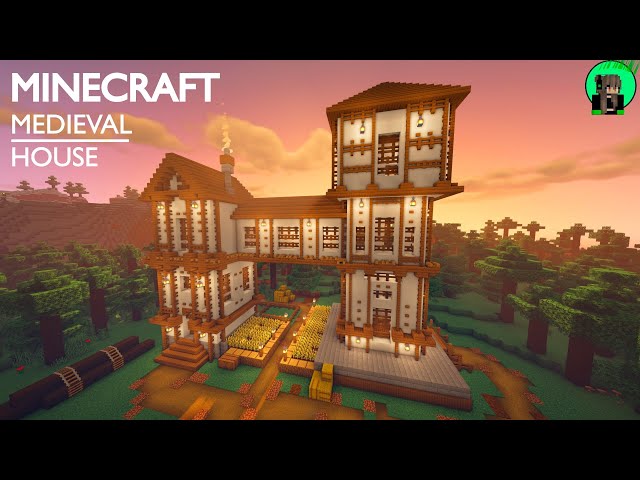 COMO HACER UNA CASA MEDIEVAL para MINECRAFT SURVIVAL 