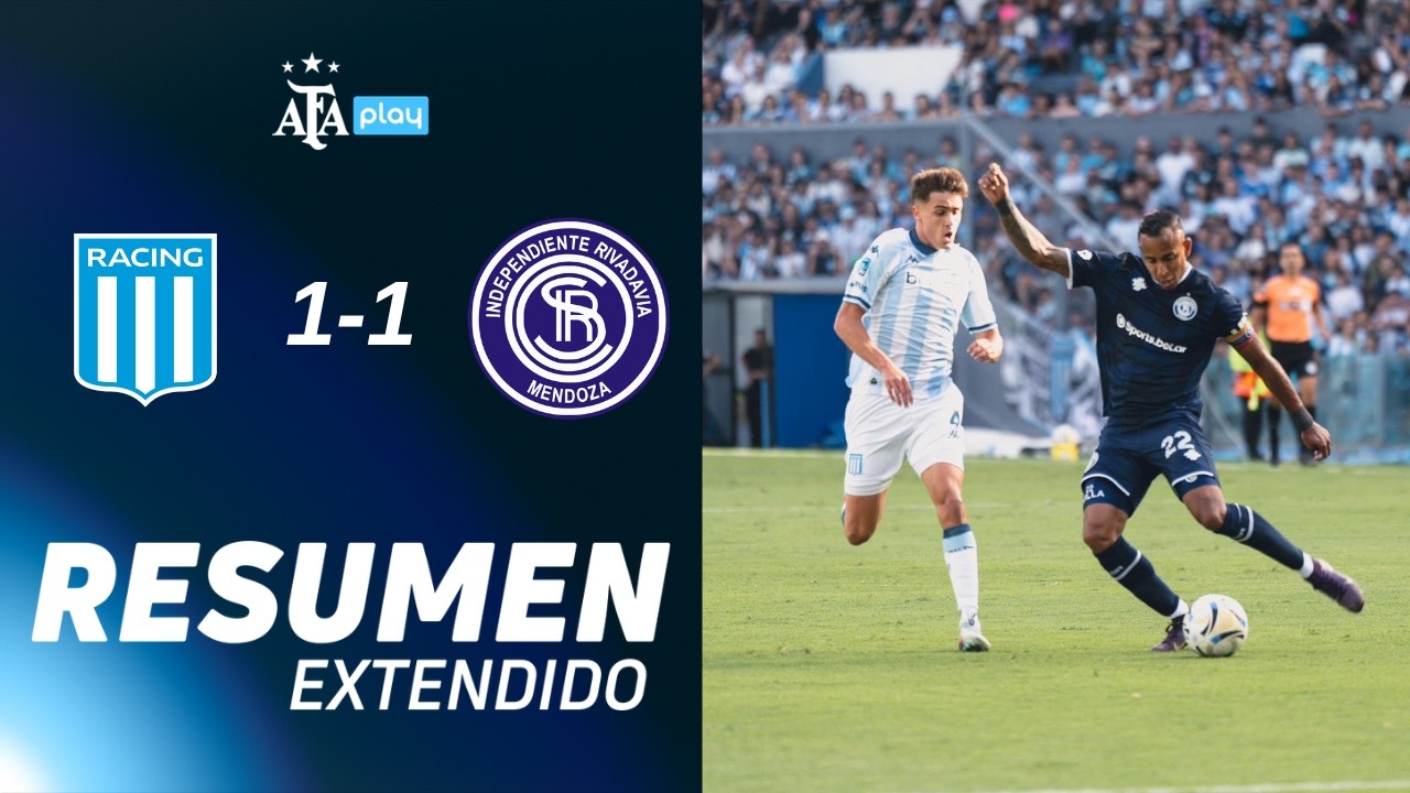 Racing Club 1-1 Independiente Rivadavia | #TorneoApertura2026 | RESUMEN EXTENDIDO | FECHA 7