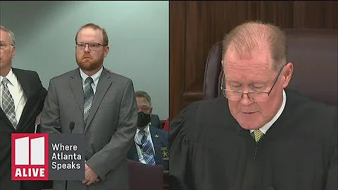 Travis McMichael reacts to guilty verdict in Ahmau...
