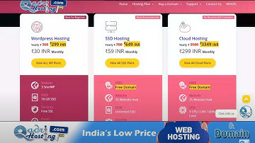 2022 Low Price SSD Cloud Hosting & Free Domain Just Rs.30 | cPanel Hosting | Domain From Rs.411 INR