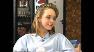 Vanessa Paradis , interview on Super Channel 1988 by Nicky Campbell about debut Joe Le taxi