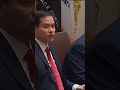 Trump And Rubio Share Warm Moment At Cabinet Meeting Celebrating Israel-Hamas Peace Deal