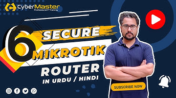 6 Ways to Secure Your Mikrotik Router in Urdu / Hindi