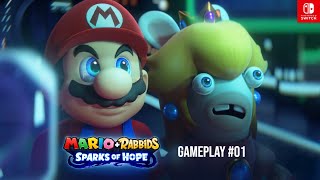 MARIO+RABBIDS: Sparks of Hope #01 ¡Completamos el primer mundo!