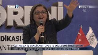 Öz Taşıma İş Sendikası Toplu İş Sözleşme İmza Töreni