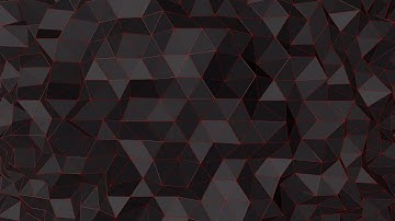 Undulating Black Polygonal Surface  Motion Graphics