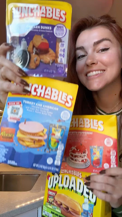 Only eating lunchables for a full day! #foodie #eating #mukbang #lunchables