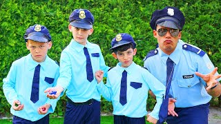 Detective Adventure with Officers Jason and Alex and Diamonds
