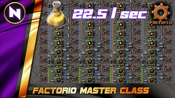 End Game Megabase UTILITY (YELLOW) SCIENCE 22.5 / sec | Factorio Tutorial/Guide/How-to