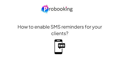 How to enable SMS reminders for your clients?