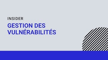 INsider - Gestion des Vulnérabilités