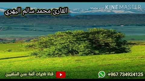 تلاوة للأخ محمد سالم اليهري# أواخر الحشر#