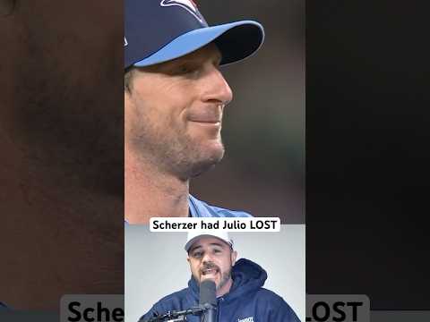 Max Scherzer took Julio Rodriguez to school, a breakdown