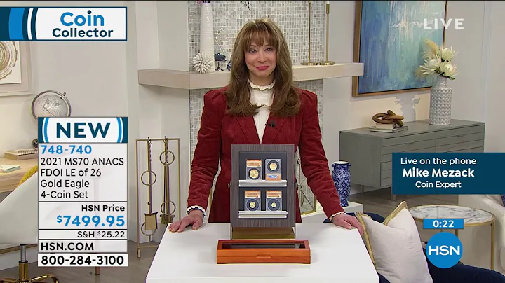2021 MS70 ANACS FDOI Limited Edition of 26 Gold Eagle 4C...