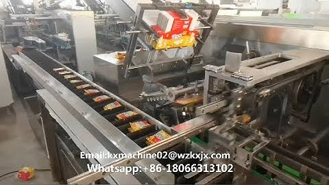 Automatic Cookie Biscuits Box Cartoning Packing Machine