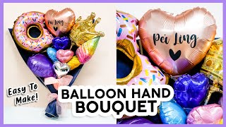 How to make a Balloon Hand Bouquet #balloon​ #howto​ #balloonbouquet​